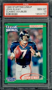 John Elway 1998 línea inicial PSA 10 clásicos dobles pop 1 - Imagen 1 de 2