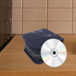 CD DVD Holder Storage Case with Booklet Storage 60 Large Capacity Portable - Afbeelding 1 van 12