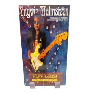 New VHS Yngwie Malmsteen Guitar Instructional Video Play Loud! - Picture 1 of 4
