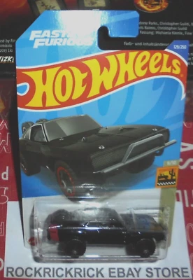 HOT WHEELS FAST & FURIOUS '70 DODGE CHARGER 129/250 9/10 MATTEL NEW UNOPENED - image 1 of 2
