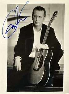 ERIC CLAPTON SIGNED 8 X 10 PHOTO WITH JSA AND EPPERSON COAS. THE BEST ON EBAY! - Picture 1 of 5