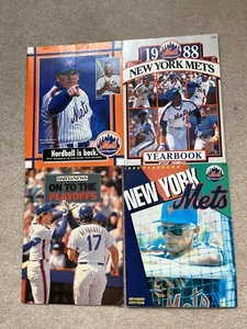 Vintage Lot Of New York Mets Memorabilia: 1986, 1988, 1990, 1992, Pre-owned - Picture 1 of 3