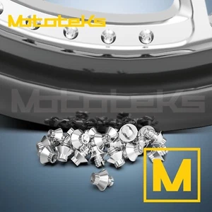 20/25/50/100PCS Replacement Plastic Chrome Wheel Rivets for Wheel/Rim Lip - Picture 1 of 5