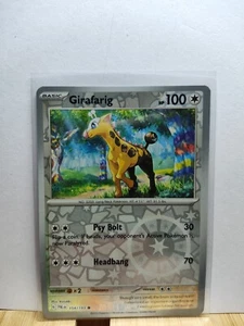 GIRAFIG 🏆Reverse Holo 154/193 Paldea Evolved Pokemon Card🏆 - Picture 1 of 1