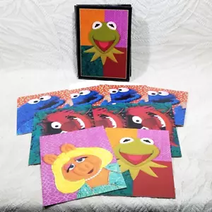 JUEGO DE TARJETAS VINTAGE "MUPPETS ACOLCHADOS" JIM HENSON CALLE SÉSAMO - JUEGO INCOMPLETO - Imagen 1 de 12
