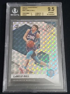 LaMelo Ball 2020-21 Mosaic Mosaic Rookie Parallel RC BGS 9.5 Gem Mint Hornets - Picture 1 of 2