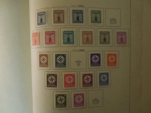 G2819 DEUTSCHLAND 1941-42 3. Reich Dienst Hakenkreuz MH - Bild 1 von 3