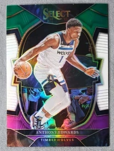 2022-23 Panini Select Green White Purple Concourse #46 Anthony Edwards - Picture 1 of 2