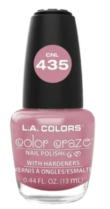LA COLORS 435 Bubble Bath Pink Color Craze Nail Polish Flirty and Festive Enamel - Picture 1 of 3