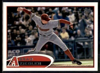 2012 Topps Update Brad Ziegler #US176 Arizona Diamondbacks - Image 1 of 2
