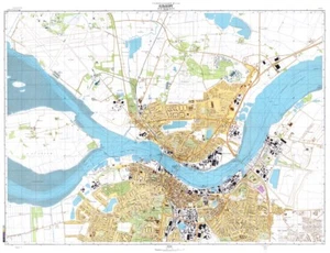 Russische sowjetische Militär topographische Karte - AALBORG (Dänemark), 1:10 000, REPRINT - Bild 1 von 8
