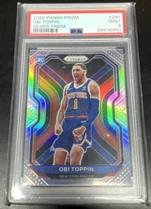 Obi Toppin panini silver prism psa mint 9 #280 - Picture 1 of 2