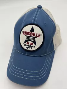American Eagle Outfitters White Blue Mesh Snapback Trucker Hat - Picture 1 of 6