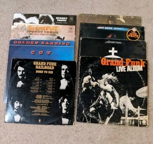 8 Classic Rock Records Vinyl LPs Spooky Tooth Jeff Beck Grand Funk Railroad - Picture 1 of 9