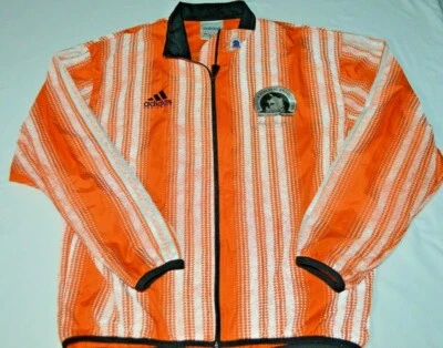 Boston Marathon BAA 1997 101st Jacket Adult L Adidas Running Windbreaker Vintage - Image 1 of 4