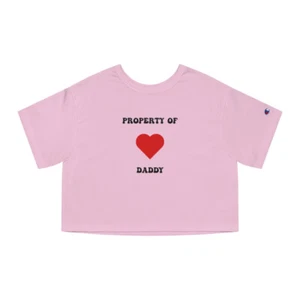 Camiseta corta Property of Daddy Adult Champion para mujer Heritage - Imagen 1 de 24