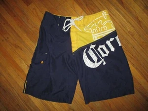 CORONA EXTRA BOARD SHORTS Bathing Suit Swim Trunks Beer Cerveza SIZE 30 - Picture 1 of 4