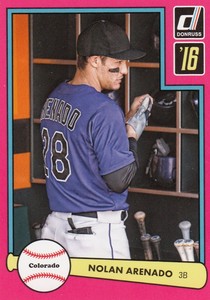 2016 Donruss NOLAN ARENADO Retail 1982 Pink Border Parallel #21 Rockies