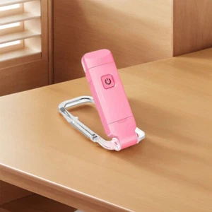 USB Rechargeable Book Light Portable Clip-on LED Reading Light Lamp (Pink) - Bild 1 von 8