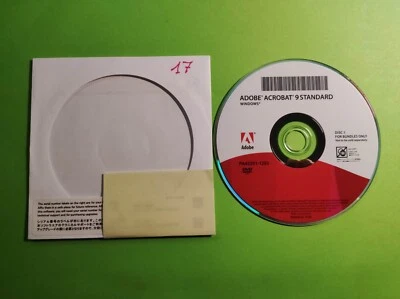 Adobe Acrobat 9 Standard in DVD PA43201-1203 con licenza pari al NUOVO (NO W10) - Bild 1 von 2