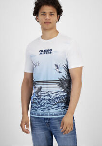 GUESS Men's Blue Lagoon Short-Sleeve Crewneck T-Shirt. Sz L .$49 Value