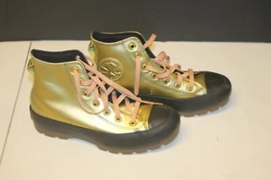 Converse Winter Chuck Taylor All Star Men's 8 womens 6 Gold - Picture 1 of 7