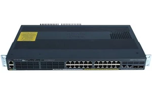 CISCO - WS-C2960X-24PSQ-L - Catalyst 2960-X 24 GigE PoE 92W, 2xSFP + 2x1GBT, LAN - Bild 1 von 3