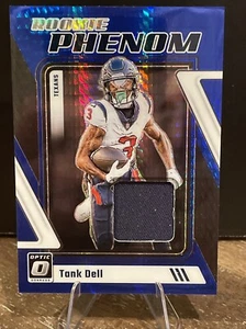 2023 Donruss Optic #RP-TD Tank Dell Blue Hyper Rookie Phenom Patch Texans - Picture 1 of 2