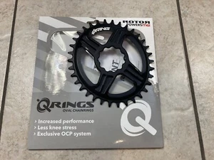 Rotor Direct Mount Chainring For Rex Cranks 34 Tooth Oval - Picture 1 of 3