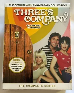 THREE'S COMPANY Complete Series DVD Set 40th Anniversary Collection NEW SEALED - Imagen 1 de 2