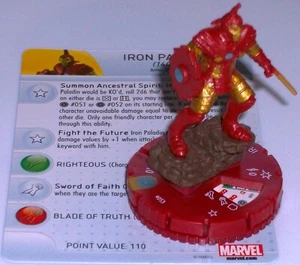 IRON PALADIN (1400 AD) 053 53 The Invincible Iron Man Marvel Heroclix Chase Rare - Picture 1 of 1