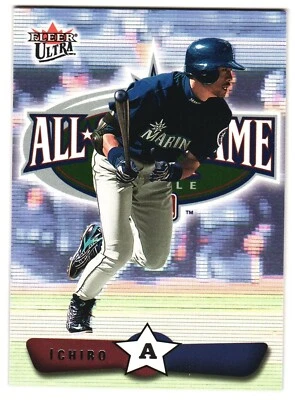 Tarjeta Ichiro Suzuki 2002 Fleer Ultra MLB #205 Foto 1 de 2