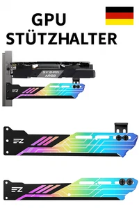 EZDIY-FAB 5V 3 Pin RGB Grafikkarten Halter, RGB LED Videokarte Sehnenhalter Halt - Bild 1 von 1
