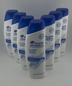 LOT (7) HEAD & SHOULDERS CLASSIC CLEAN SHAMPOO DAILY DANDRUFF - Picture 1 of 3