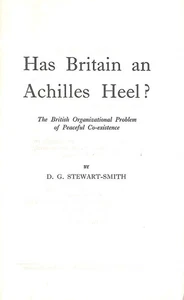 Has Britain an Achilles Heel? by D G Stewart Smith - Bild 1 von 1