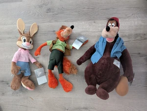 NWT Disney Parks Splash Mountain Plush Set of 3 Brer Rabbit, Fox, Bear - Picture 1 of 4