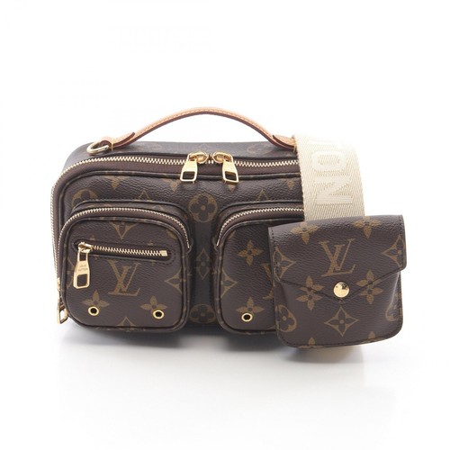 LOUIS VUITTON（LV） Borsa a mano Louis Vuitton Utility tracolla rivestita tela pelle monogramma r3 Tx