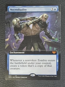Necroduality (Extended Art) Innistrad: Crimson Vow Regular MTG NM Magic Card - Picture 1 of 2