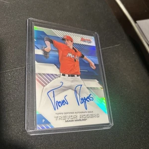 Trevor Rogers 2017 Topps Bowman's Best Auto REFRACTOR #B17-TR Miami Marlins - Picture 1 of 2