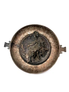 Antike Bronze Schale Minerva Hildesheim Rel - Bild 1 von 13