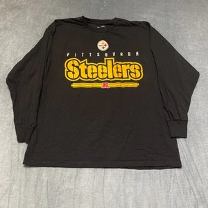 NFL Team Apparel Pittsburgh Steelers Football Shirt Herren XL schwarz Grafik Fan - Bild 1 von 13