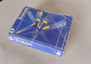 BRITISH RAIL PUBLIC TIMETABLE. Full BR network passenger timetable 1985-86 - Picture 1 of 4