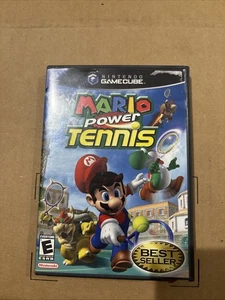 Gebrauchtes Mario Power Tennis Nintendo Gamecube Spiel mit Hülle - Bild 1 von 4