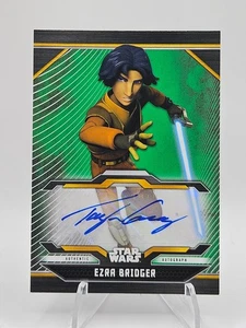 Topps Bounty Star Wars Signature Series Taylor Gray Ezra Bridger Auto #A-TG /75 - Picture 1 of 2