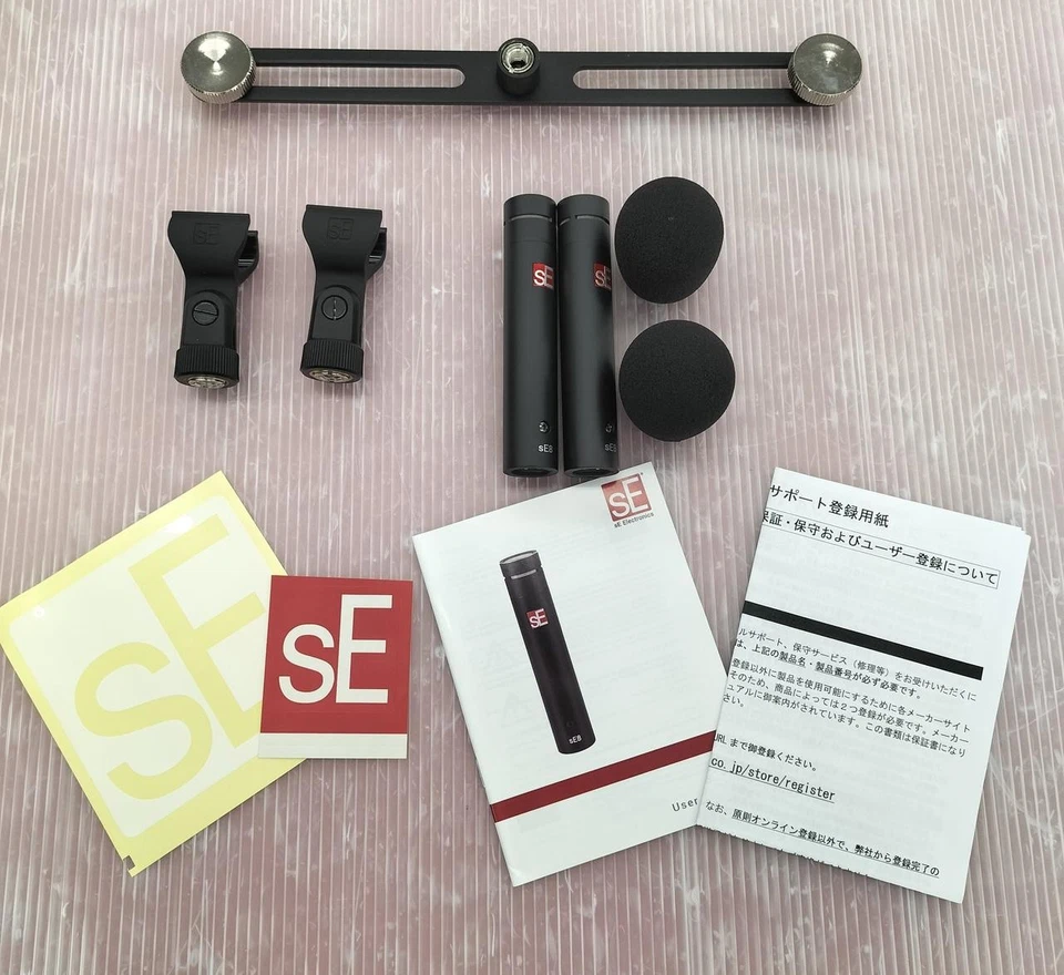 SE Electronics SE8 Paar Kondensatormikrofone Gebraucht Studioaufnahme Paar - Bild 1 von 4