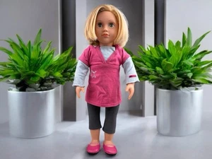 AMERICAN GIRL PUPPE STAR HOODIE OUTFIT KLEID LEGGING ROSA OUTFIT 2008 - Bild 1 von 17