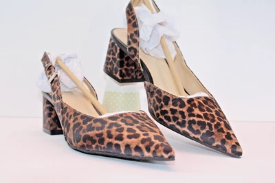 NIB Liz Claiborne Eton Leopard Memory Foam US 7.5M Perfect 2" Heel Classy! - Image 1 of 4
