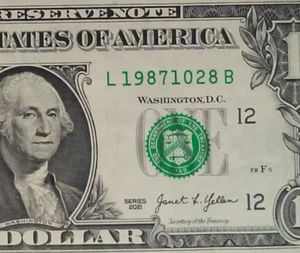 OCTOBER 28th 1987 Birthday Anniversary Date Note One Dollar Bill Series 2021 - Picture 1 of 3