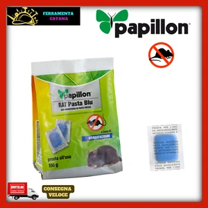 Esca Veleno Topi Ratti in Pasta Pronto all'uso Topicida 150 g  - Papillon - Foto 1 di 3