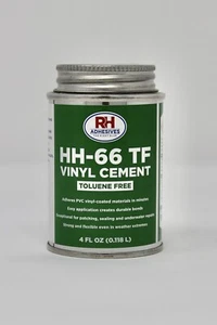 Cemento vinilo libre de tolueno HH66 HH-66 4 OZ, lata de 118 ml - adhesivos diestro - Imagen 1 de 3